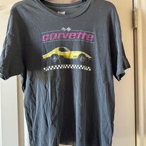 Gray Corvette Graphic T-Shirt